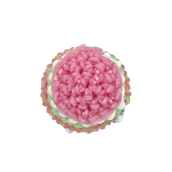 Loomigurumi Succulent Rainbow Loom Multi Glitter Handmade Homemade NWOT - Picture 4 of 5